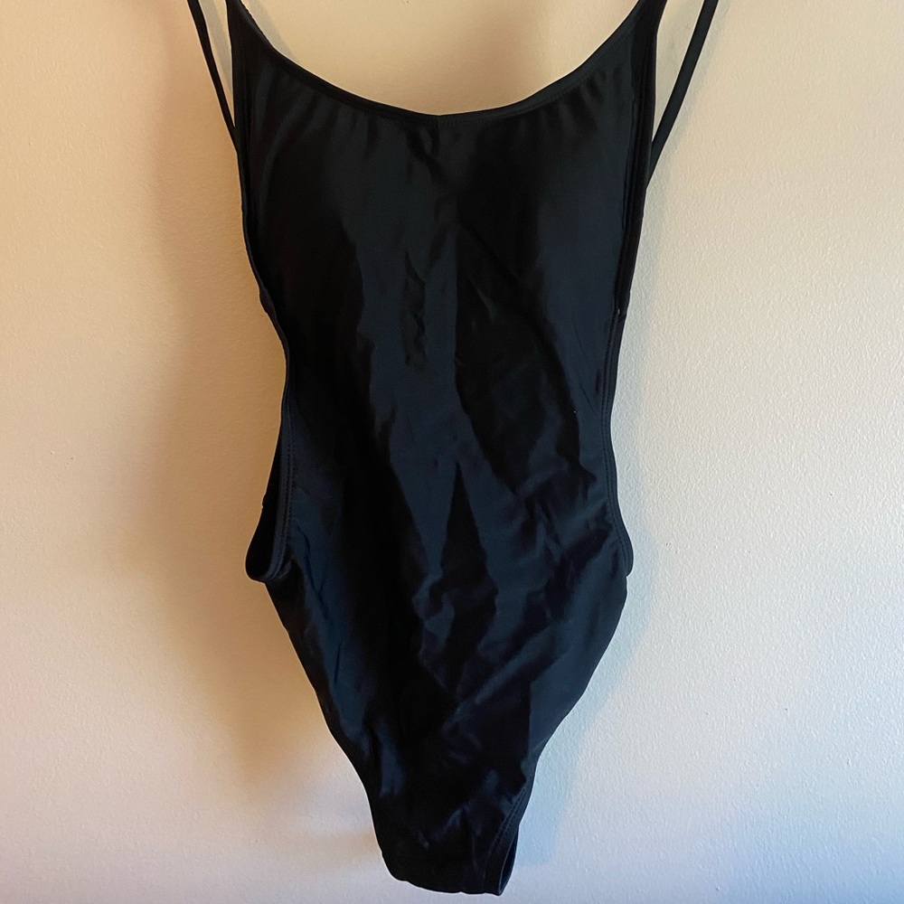 SunnyCo Low Back Full Piece Bathing Suit